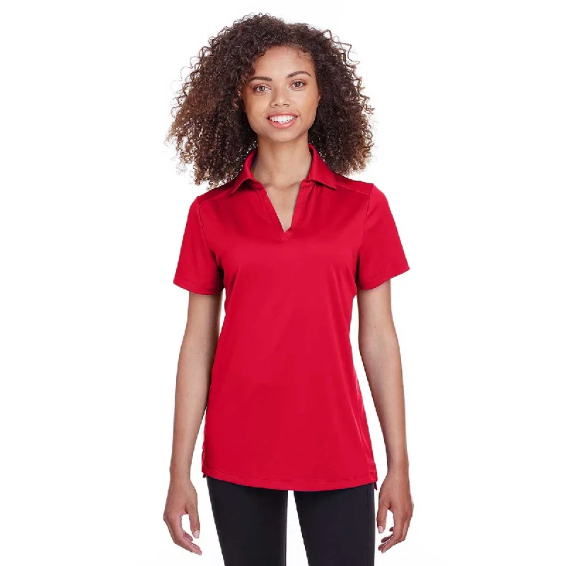 Feminine Dresses for Women in Bold Prints Spyder Women's Red Freestyle Polo