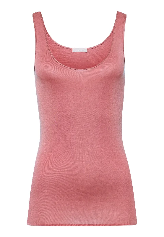 Everyday Wear Cotton Seamless Round Neck Cotton Tank Top | Sweet Pepper 71604-2408