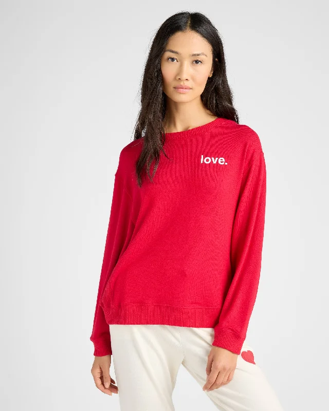 Exclusive Sale Shoreline Hacci Love Graphic Crew