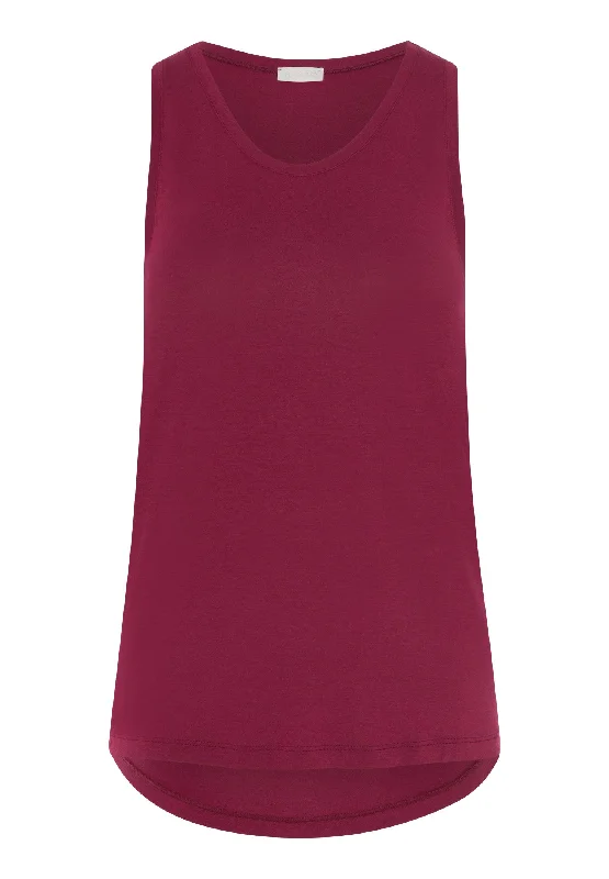 Sale Clearance Yoga Relaxed Round Neck Tank Top | Anemone 78794-2475