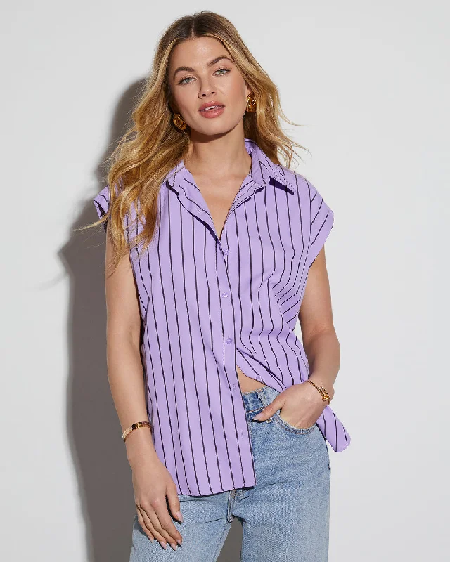 Casual Outfit For Women Mendez Short Sleeve Button Down Top