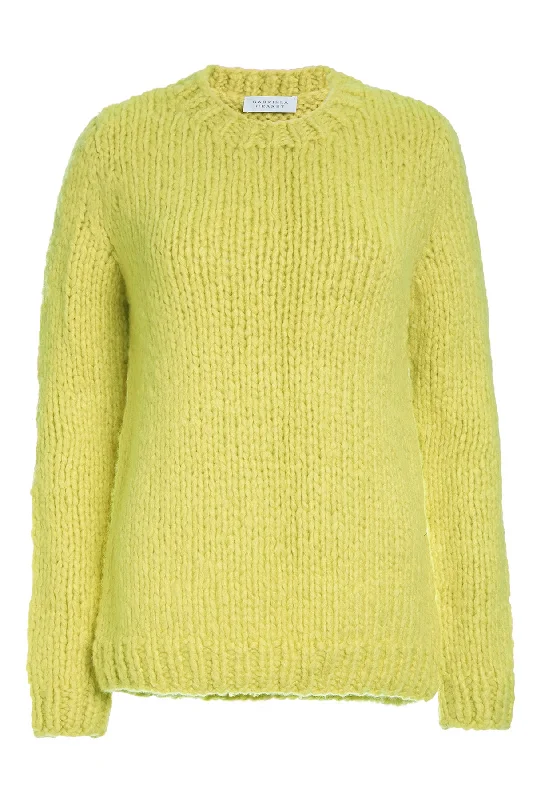 Summer Sale Lawrence Knit Sweater in Lemon Welfat Cashmere