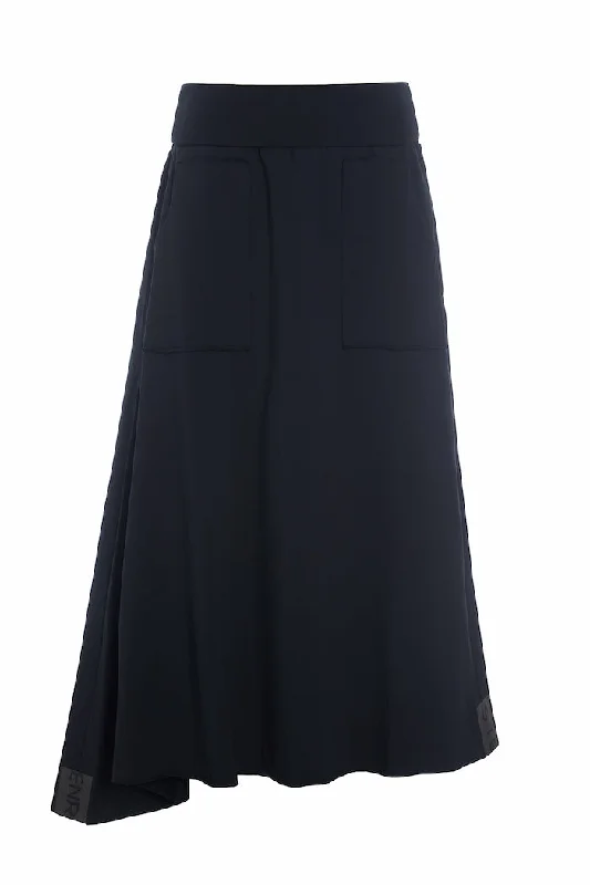 Online Clothing Boutiques A SWEAT SKIRT - 73008 - BLACK