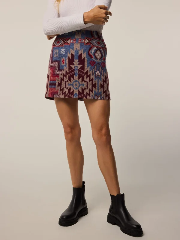 Edgy Fashion Americana Skirt