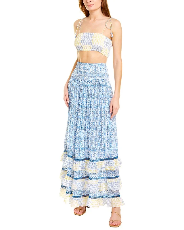 Women's Trendy Garments Ash & Eden 2pc Swara Skirt & Top Set