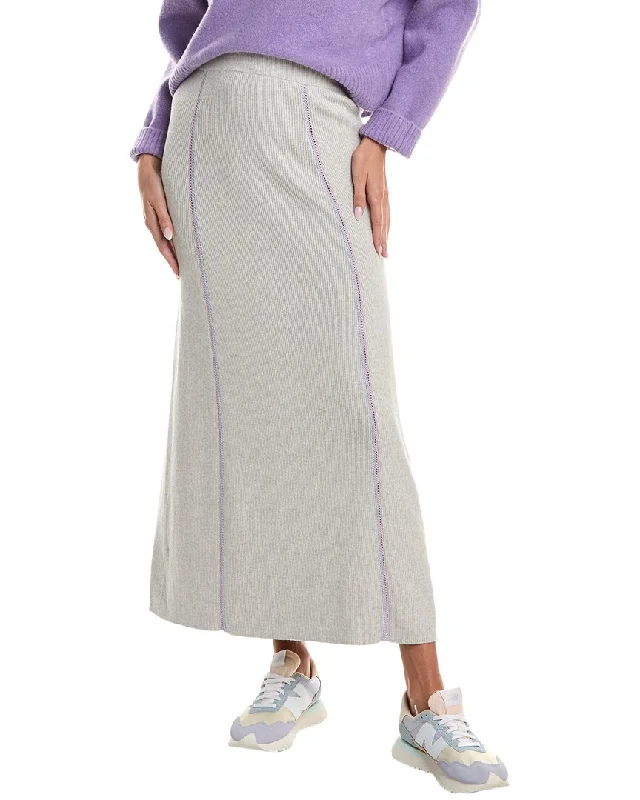 Luxury Fashion ATM Anthony Thomas Melillo Cashmere-Blend Maxi Skirt