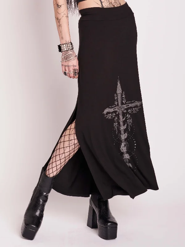 Women's Stylish Casual Garments Crucifix Skirt