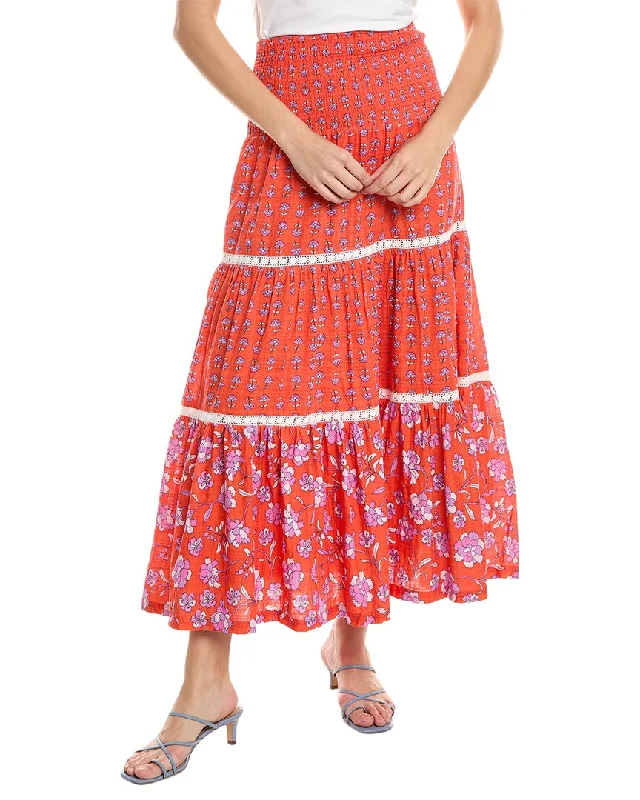 Sale Clothes Online Design History Smocked Maxi Skirt