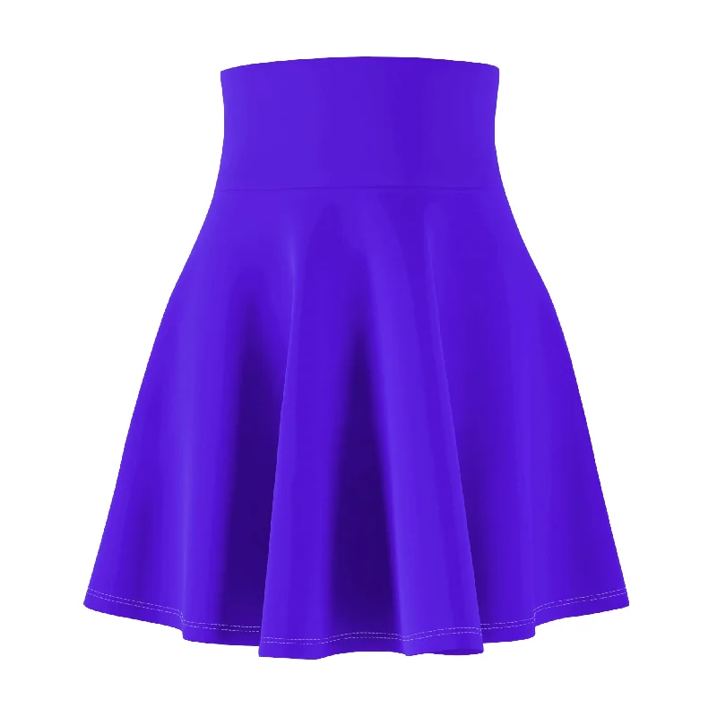 Women's Classic Attire Eras Tour Outfit Purple Women's Skater Skirt (AOP)