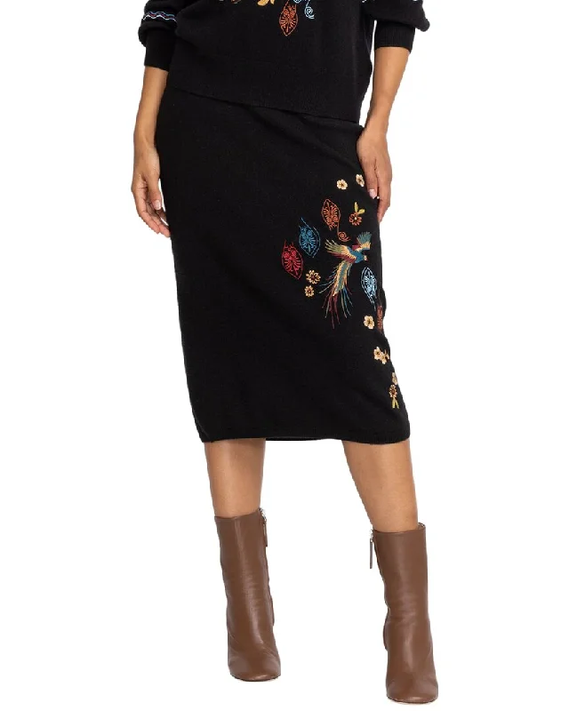 Women's Wedding Apparel Johnny Was Isabella Wool & Cashmere-Blend Sweater Skirt