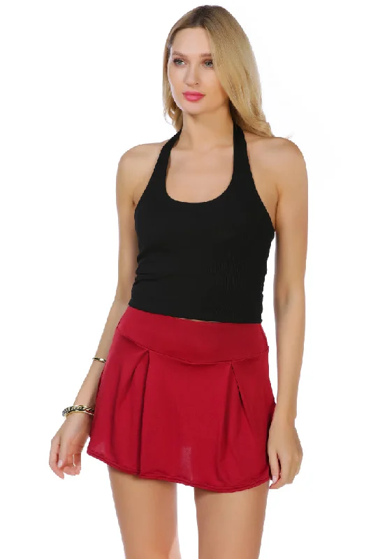 Online Clothing Stores knitted a line mini skirt