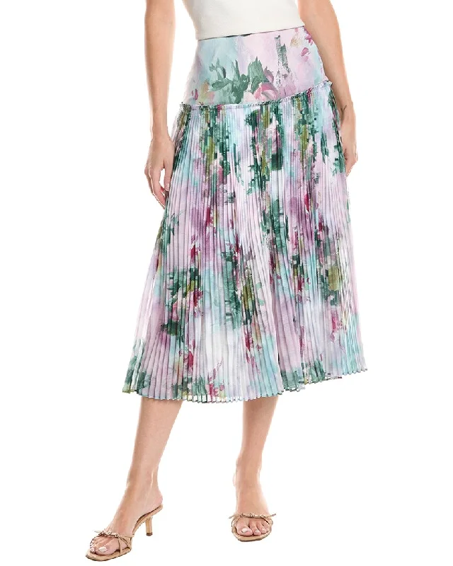 Big Savings Ted Baker Pleated Midi Skirt