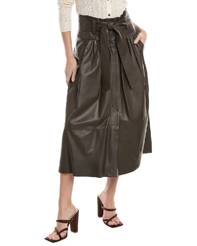 Elegant Fashion Vince Leather Skirt