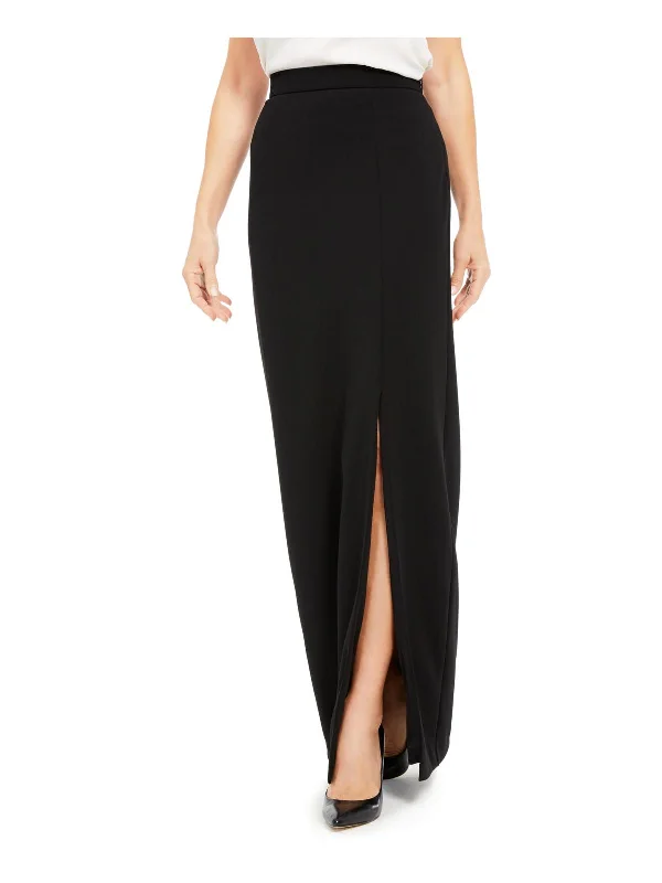 Sophisticated Outfits Womens Slit Long Pencil Skirt