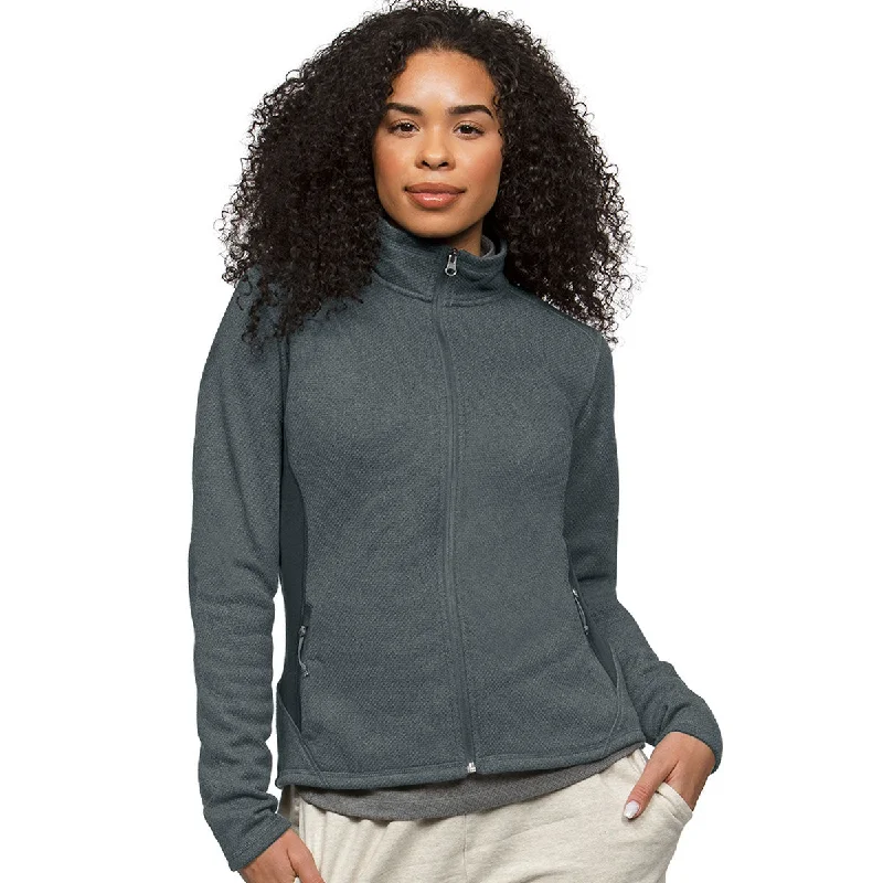 Best Boutiques Online Antigua Women's Charcoal Heather Multi Course Jacket