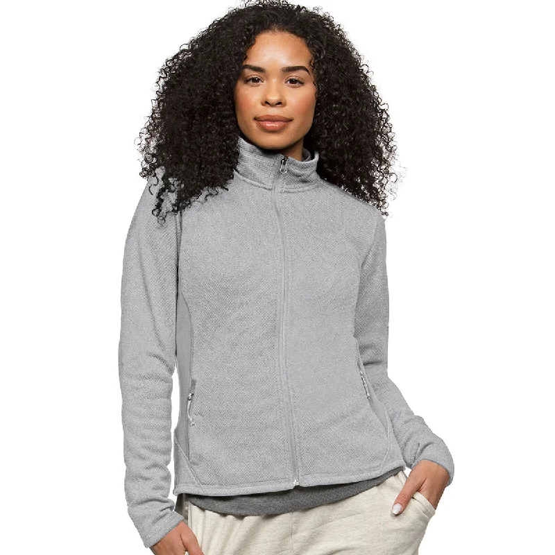 Affordable Online Boutique Antigua Women's Light Grey Heather Multi Course Jacket