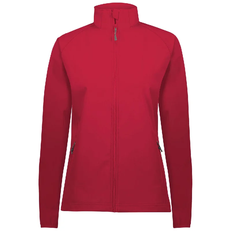 Women's Clothing Outfit Set Holloway Women's Scarlet Featherlight Soft Shell Jacket