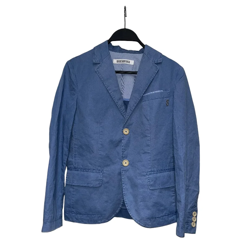 Women's Vintage Attire BIKKEMBERGS/Tailored Jkt/SS/Cotton/BLU/