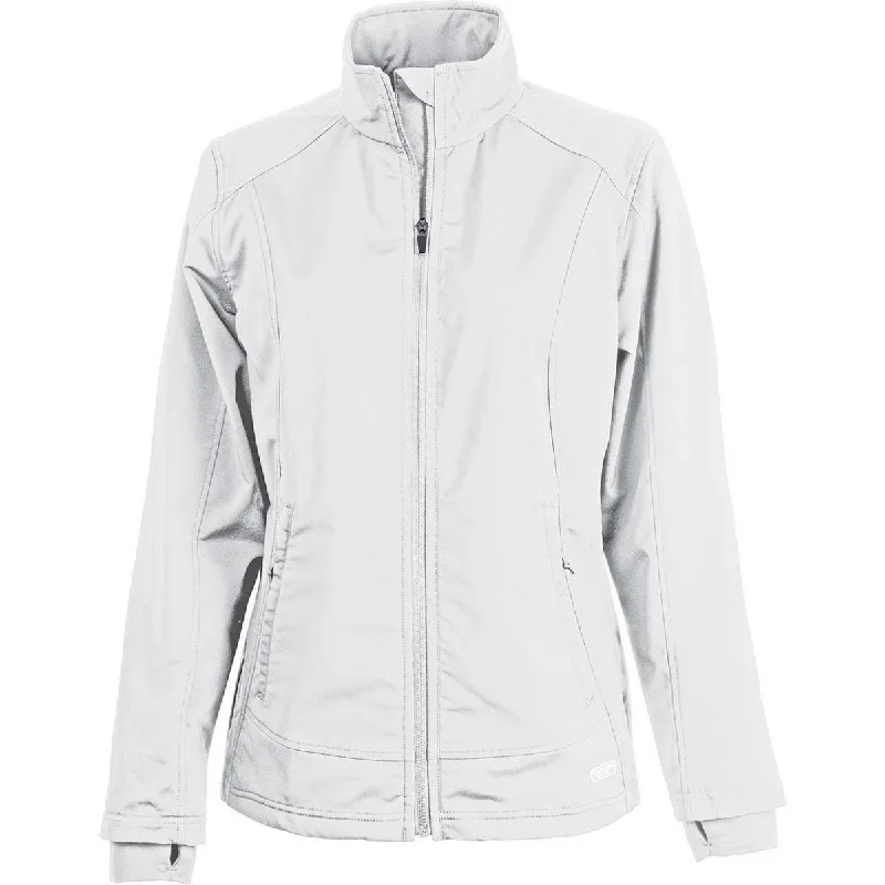 Casual Chic for Women Charles River Women's White Axis Soft Shell Jacket