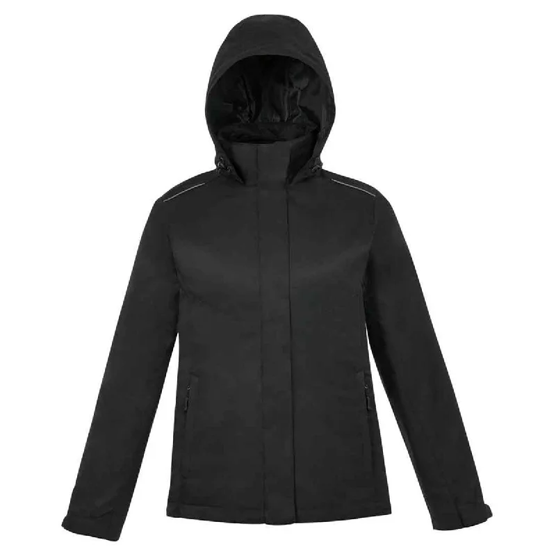 Women's Online Clothing Boutique Core 365 Women's Black Region 3-in-1 Jacket with Fleece Liner