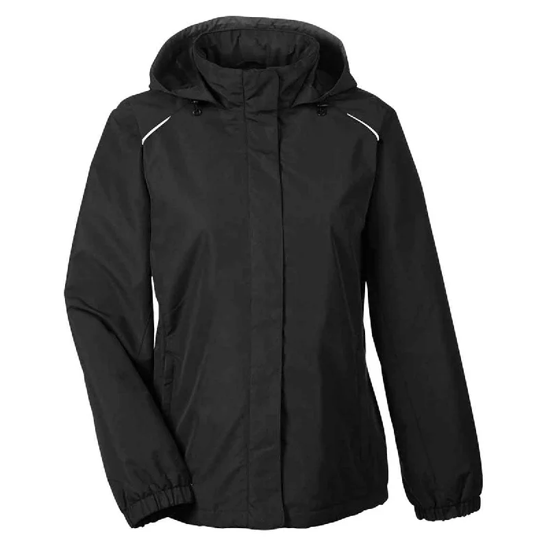 Flash Discount Core 365 Women's Black Profile Fleece-Lined All-Season Jacket