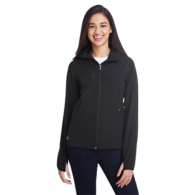 Plus-Size Women's Garments Dri Duck Women's Black Ascent Jacket