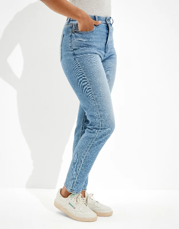 Evening Looks AE Stretch Curvy Mom Jean