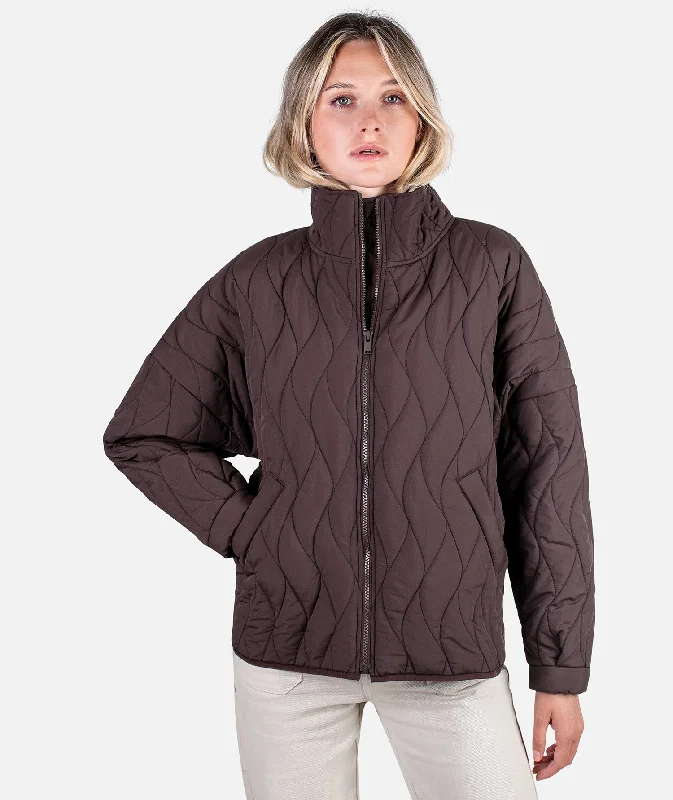 Women's Office Attire Basecamp Packable Puffer - Java