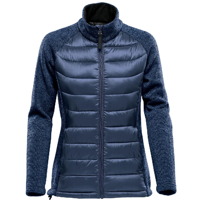 Women's Elegant Apparel Stormtech Women's Indigo/Indigo Heather Narvik Hybrid Jacket