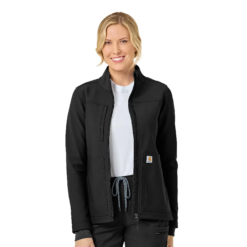 Women's Clothes Carhartt Rugged Flex Women's Bonded Fleece Jacket - Black