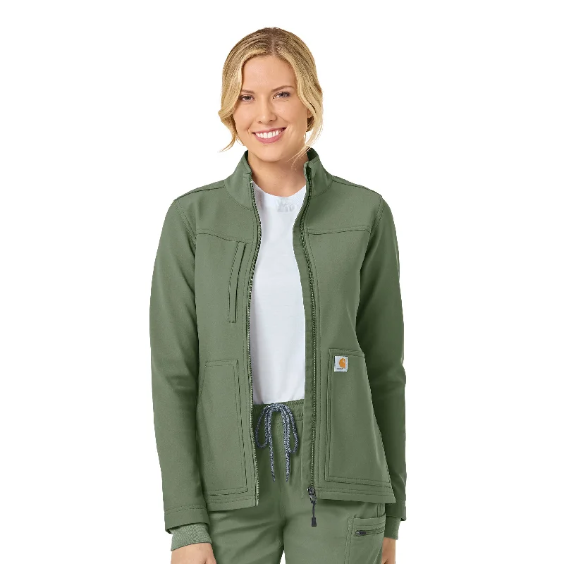 Women's Chic Apparel Carhartt Rugged Flex Women's Bonded Fleece Jacket - Olive