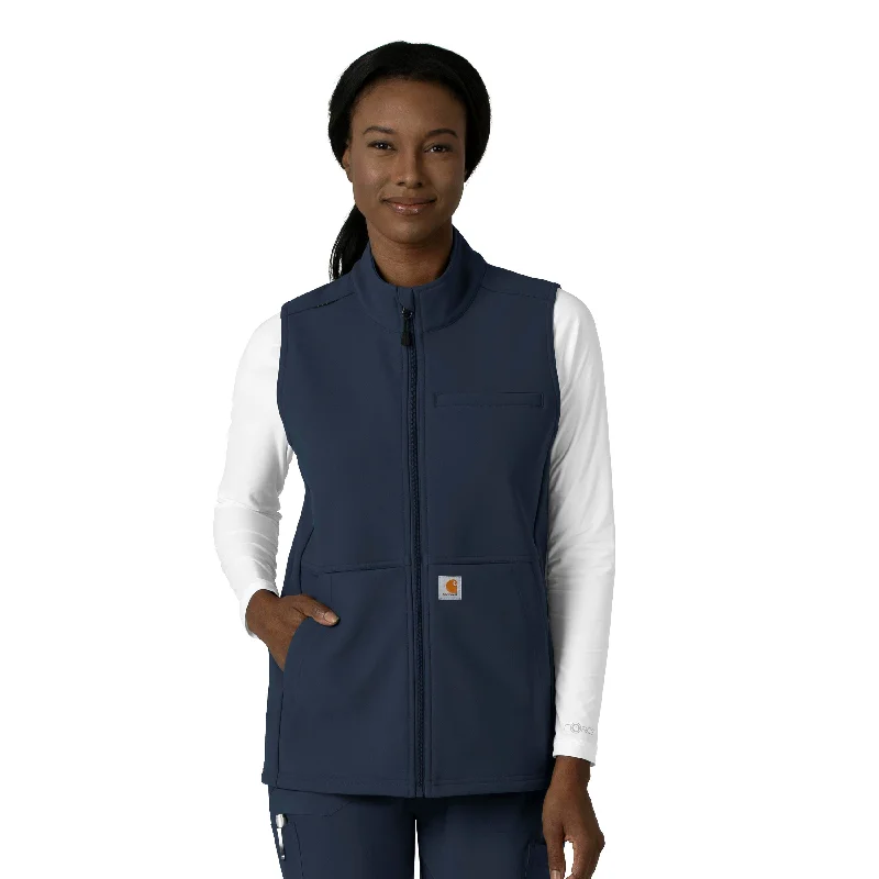 Chic And Comfortable Carhartt Rugged Flex Women's Bonded Fleece Vest - Navy