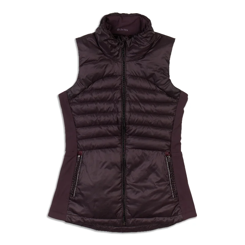 Unique Women's Fashion Pieces Down For A Run Vest - Resale