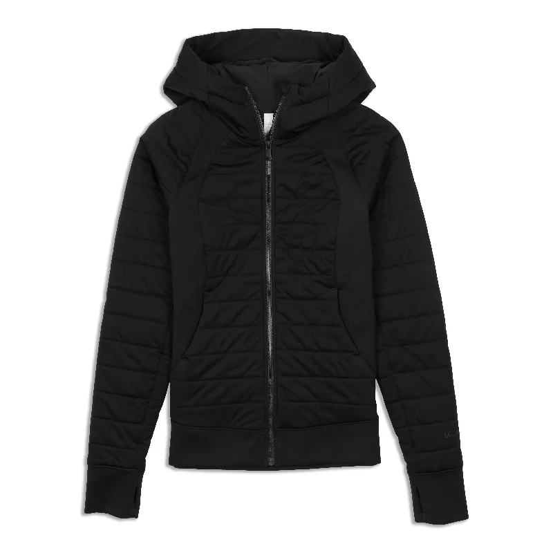 Chic And Comfortable Dynamic Movement Zip Up Hoodie - Resale