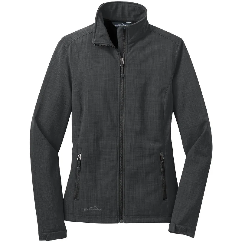 Women's Versatile Apparel Eddie Bauer Women's Grey Shaded Crosshatch Softshell Jacket