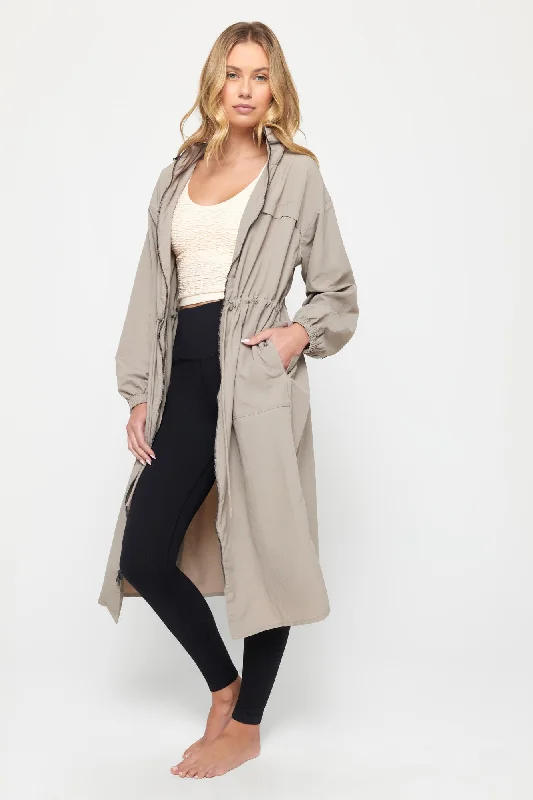 Seasonal Women's Fashion Trends Natasha Full Zip Trench Coat