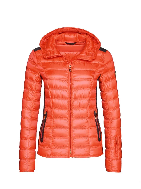 Must-Have Styles Fabia-D Coat In Neon Watermelon