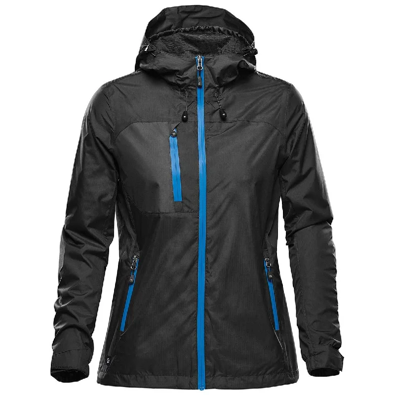 Women's Contemporary Apparel Stormtech Women's Black/Azure Blue Olympia Shell