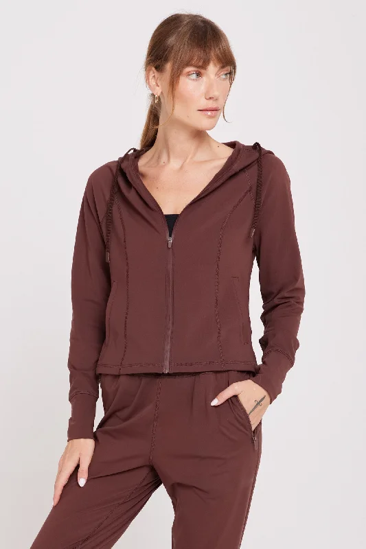 Women's Trendy Outfit Warm Core Zip Jacket