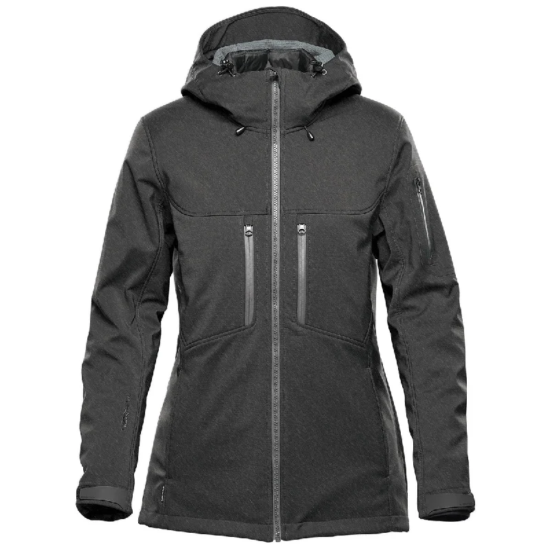 Women's Luxury Attire Stormtech Women's Charcoal Twill Epsilon System Jacket