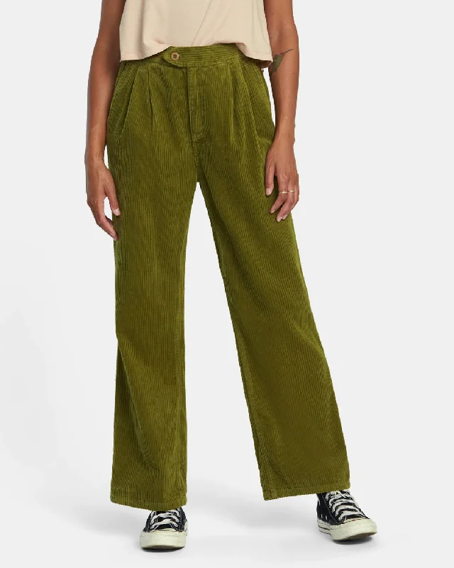 Women Fashion Hudson Wide Leg Pants - Monstera