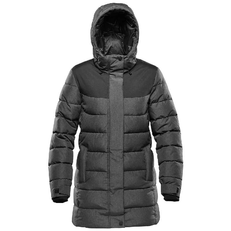 Women's Seasonal Apparel Stormtech Women's Heather Grey Oslo HD Parka