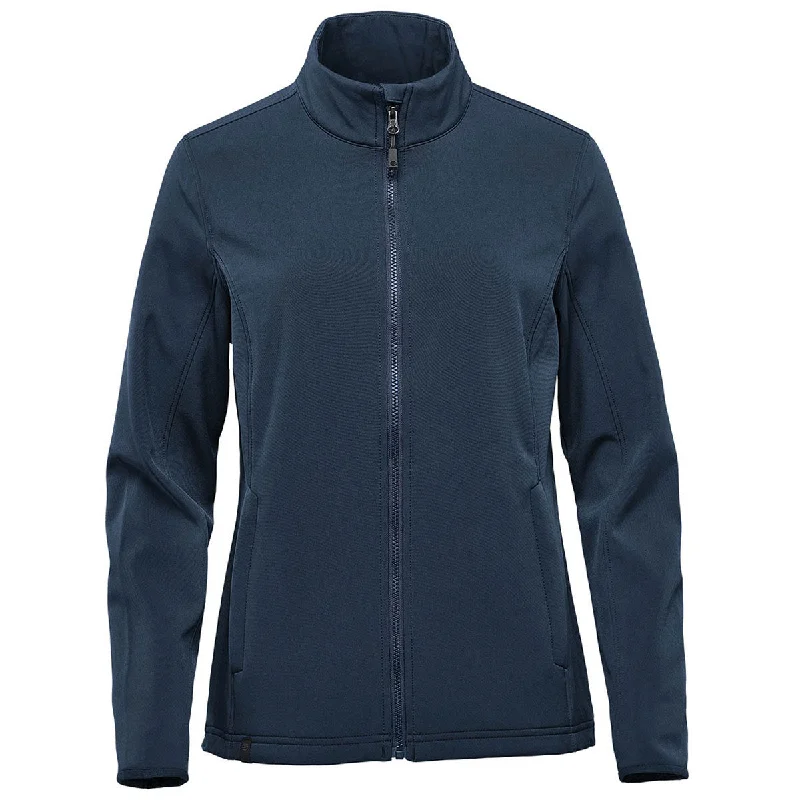 Women's Fashion-Forward Apparel Stormtech Women's Navy Narvik Softshell Jacket