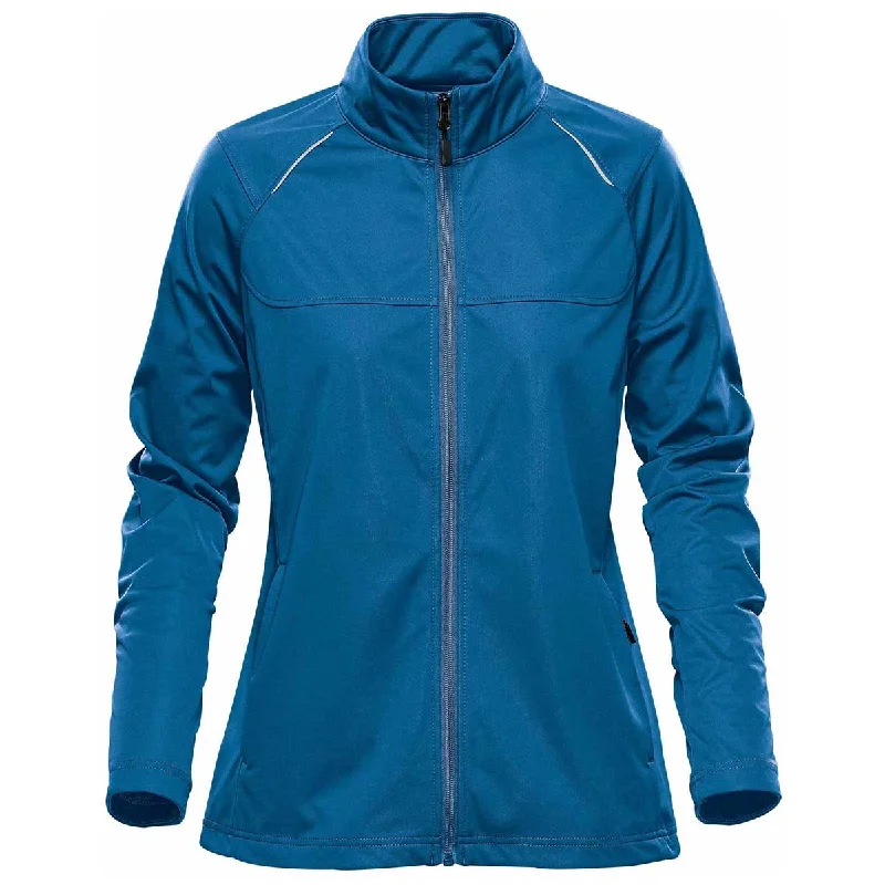 Women's Formal Clothes Stormtech Women's Azure Blue Greenwich Lightweight Softshell Jacket