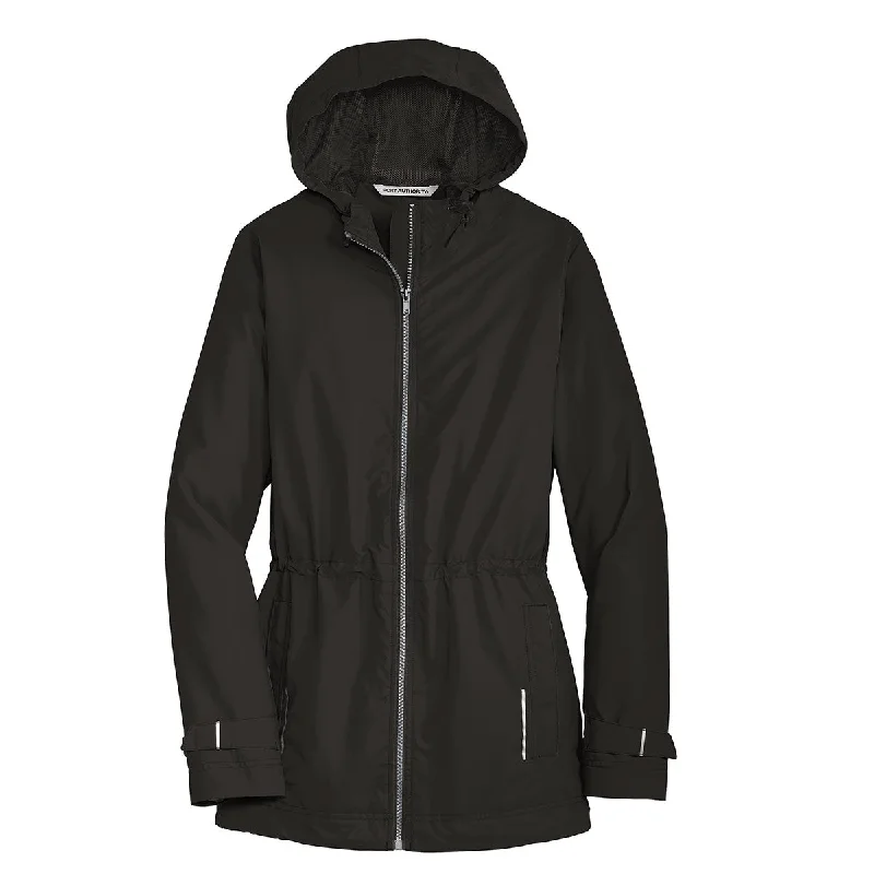 Women's Apparel Port Authority Women's Black Northwest Slicker