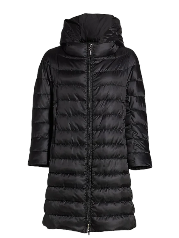 Women's Seasonal Apparel MAX MARA Women's 'The Cube' Noveca Black Reversible Down Coat