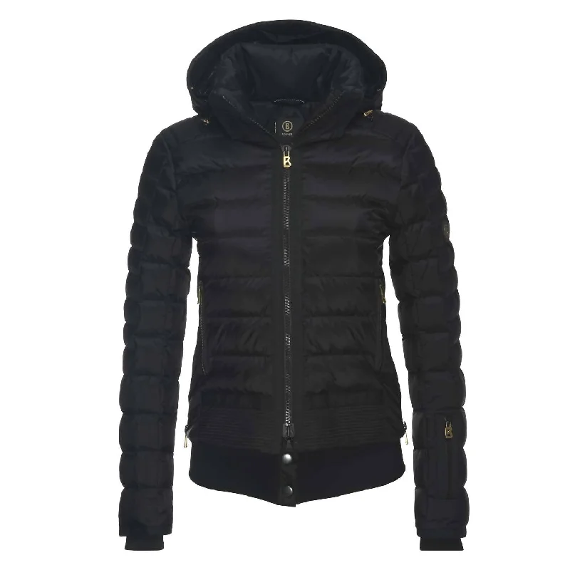 Chic Casual Style Muriel-D Ski Jacket In Black