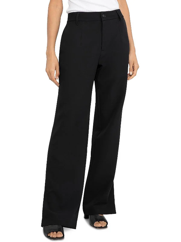 Best Online Clothing Boutiques Noho Womens High Rise Straight Trouser Pants