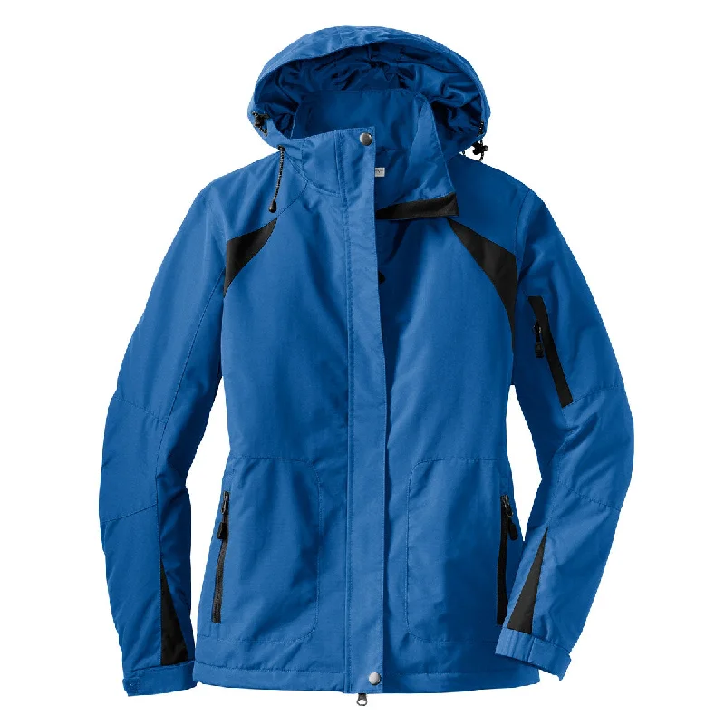 Versatile Women's Fashion Port Authority Women's Snorkel Blue/Black All Season II Jacket