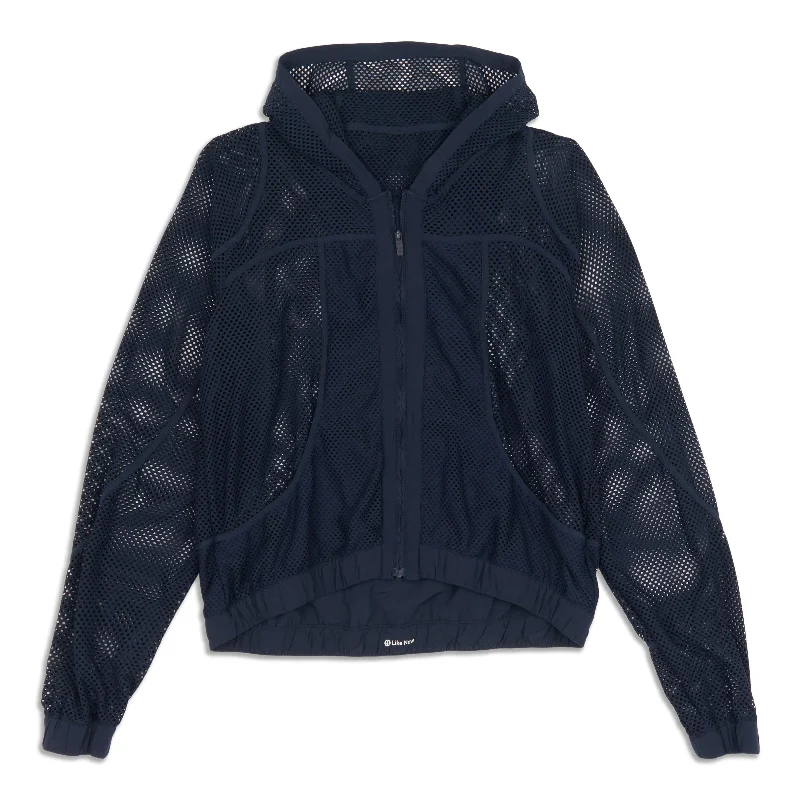 Wardrobe Upgrade Relaxed Fit Mesh Jacket